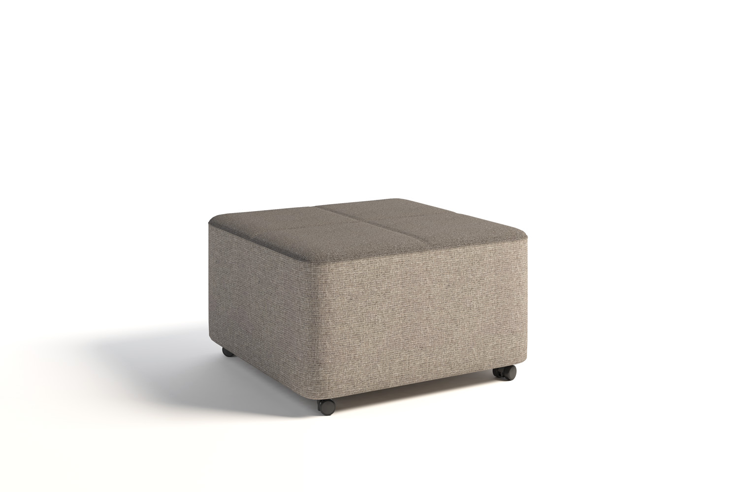 Mia 24x13 Square Ottoman with Casters